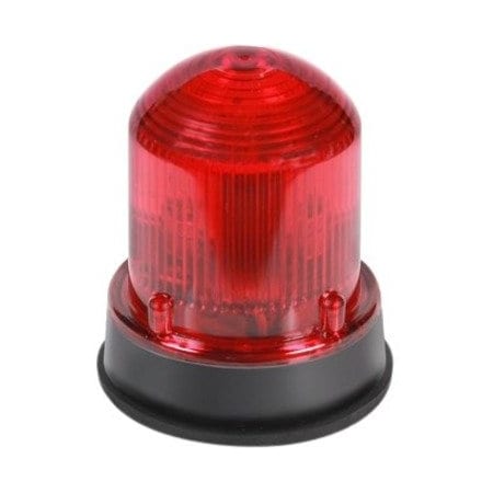 Edwards Signaling Warning Light, Red, Steady, Halogen, 120V AC, Surface Mount, 1/2 in FNPT, 3/4 in MNPT 125HALSR120A