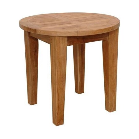 Anderson Teak 20 in. Brianna Round Side Table TB-106
