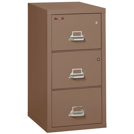 Fireking 3 Drawer, 1 Hr Fire Rated, Vertical, 31" Legal, Safe-In-A-File Tan 3-2131-CTNSF