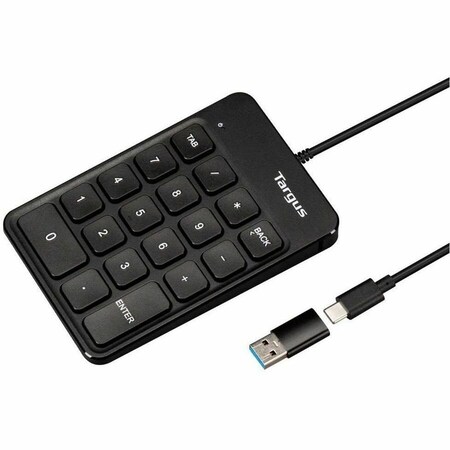 Targus USB-C/A WIRED NUMERIC ECOSMART KEYPAD BLACK AKP13GL