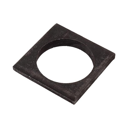 Zoro Select Square Washer, Fits Bolt Size M39 , Stainless Steel Black Oxide Finish Z89M39-316-BX
