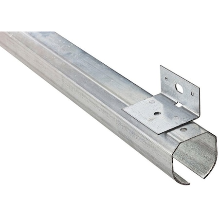 National Hardware Round Rail, Steel, Galvanized, 21332 in W, 238 in H, 96 in L N193-946