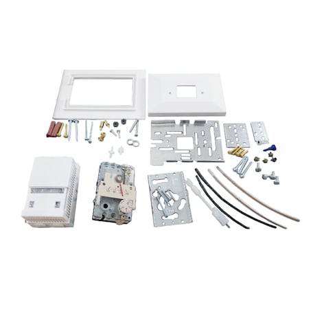 Siemens White Retrostat R/A Single Tmp 192-841W