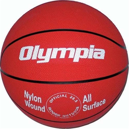 Champion Sports Rubber Basketball - Official Red OL391083