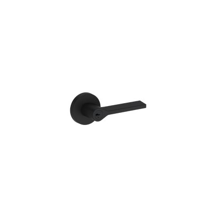 Baldwin Residential Door Levers Keyed Entry Reversible Satin Black ENANACRR190SMC