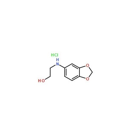 Ak Scientific 2-(Benzo[d][1, 3]dioxol-5-ylamino)ethanol hydrochloride (5g), CAS 94158-14-2 Z5371-5g