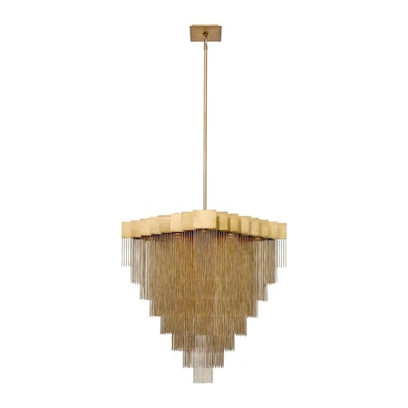 Eurofase Park Contemporary LED Pendant, 2-Light, 680 Lumens, Gold/Black 37095-017