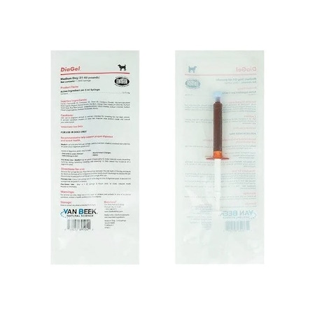 Diagel Diarrhea Control Gel for Medium Dogs, 31 to 60 Pounds, 3mL 023468