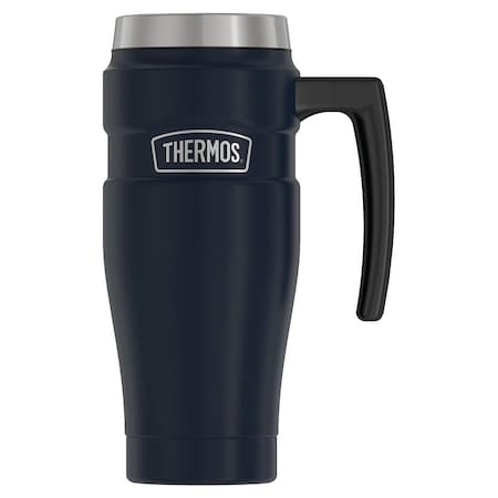 Thermos Stainless King Series Travel Mug, 16 oz, Leak-Proof Lid, Stainless Steel SK1000MDB4