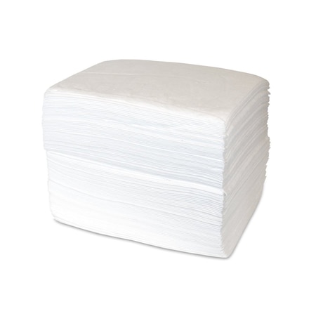 Chemsorb Sorbent Pad, Oil, 100.15 in x 18 in, White SP53SS-PD15