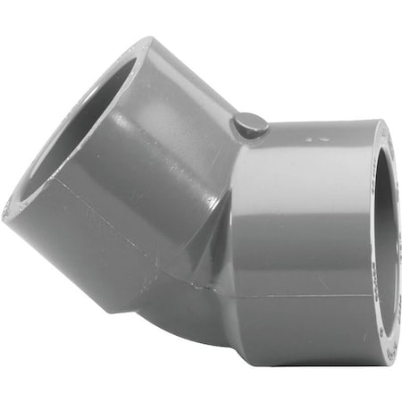 Genova Thrifco Plumbing 8214024 Pipe Elbow, 34 in, Slip Joint, 45 deg Angle, PVC, SCH 80 Schedule 817007-BC