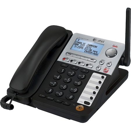 Att Cordless Deskset, f/SB67118/SB67138, 5-3/8"x9-1/2"x10" , BK/SR SB67148