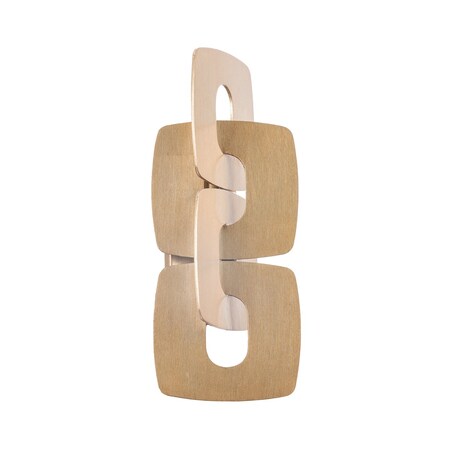 Corbett Lighting Trentino Wall Sconce in Stria Gold Leaf 514-02-SGL