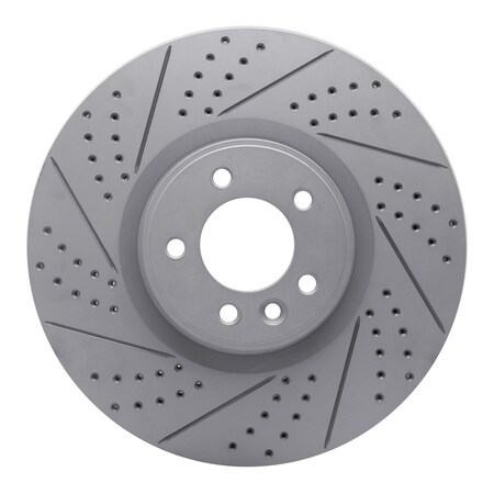 Dynamic Friction Co DFC Geoperformance Rotor - Drilled and Slotted 830-11021L