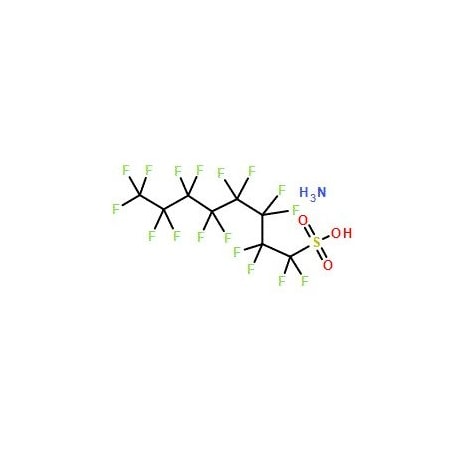 Ak Scientific Ammonium heptadecafluoro-1-octanesulfonate (100mg), CAS 29081-56-9 V2216-100mg