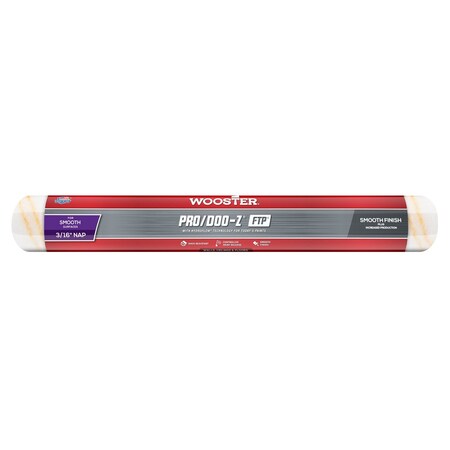 Wooster RR665 18 in. Pro/Doo-Z FTP 3/16 in. Nap Roller Cover 0RR6650180