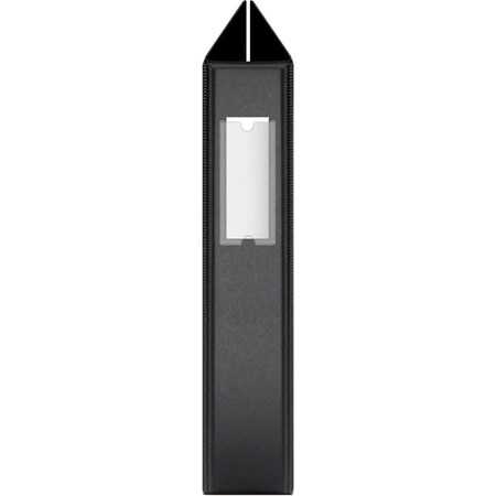 Business Source Ring Binder, Black, Clear Sleeve BSN33105