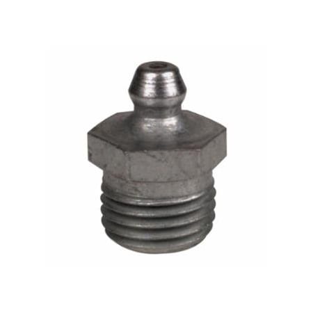 Alemite Hydraulic Fitting, Straight, 7/8 in L, Male/Male, 1/4 in (PTF), 50PK 025-LAGN-1627-B