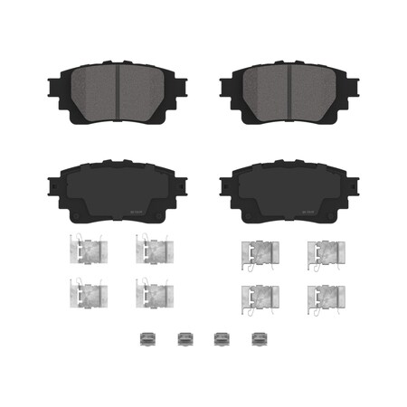Wagner Brake QuickStop Rear Disc Brake Pad Set Ceramic,  ZD2183
