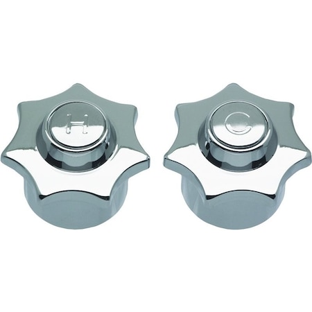 Danco Faucet Handle, Zinc, Chrome Plated, For American Standard Heritage Two Handle TubShower Faucets 88080