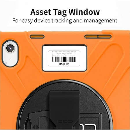 Codi Rugged iPad 11in (A16) / iPad 10.9in (10th Generation) Case w/ Integrated Screen Protector - Orange C30705069ISORG