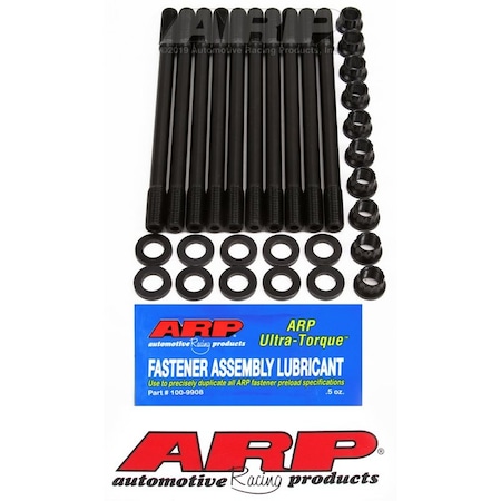 Arp For Use With Honda/ Acura K20A, 12 Point Nuts With Undercut Studs, Black Oxide, Chrome Moly 208-4701