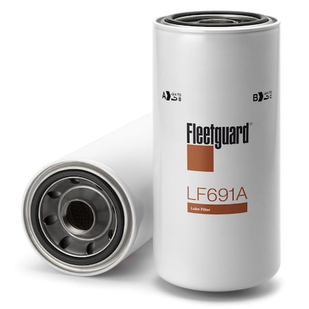 Fleetguard Oil Filter Cellulose Spin On LF691A