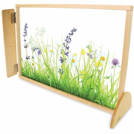 Whitney Brothers 36 in. Nature View Room Divider Panel Clear Acrylic WB0260