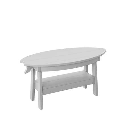 Polybird SURFBOARD COFFEE TABLE      WHITE POLYBIRD P86