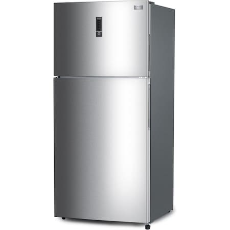 Black&Decker 16.4 cu.ft Top Mount Refrigerator / Freezer  -Stainless Look BR1640KS