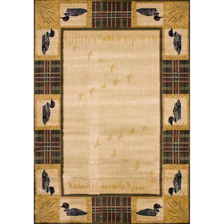 United Weavers 5 ft. 3 in. x 7 ft. 6 in. Manhattan Long Island Area RugNavy 940 36764 69