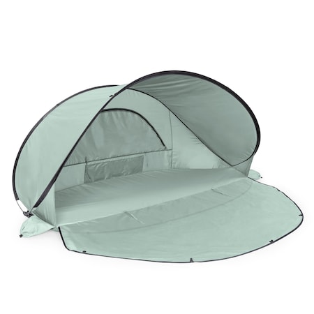 Picnic Time Family Of Brands Manta Portable Beach Tent, Light Green 113-00-375-000-0
