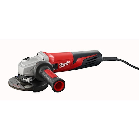 Milwaukee Tool 13 Amp 5" Small Angle Grinder Slide, Lock-On 6117-33D