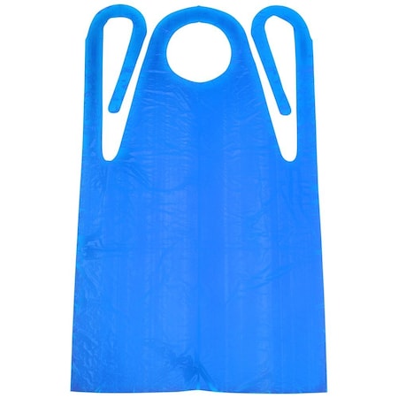 Workhorse Single Use Polyethylene Protective Aprons, Smooth, 1 Mil, Individually Wrapped, 100PK E5420460