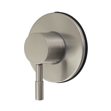 Kingston Brass Single-Handle Six-Way Diverter Valve with Round Trim Kit, Brushed Nickel KS4038DL