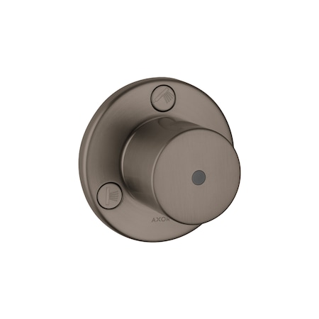 Axor Uno Diverter Trim Trio/Quattro in Brushed Black Chrome 38934341