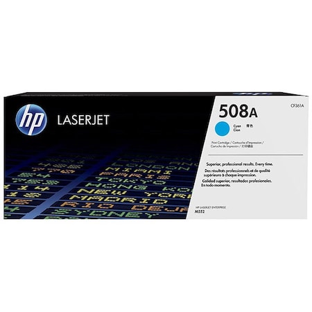 Hp 508A (CF361A) Cyan Original LaserJet Toner Cartridge (5,000 Yield) CF361A