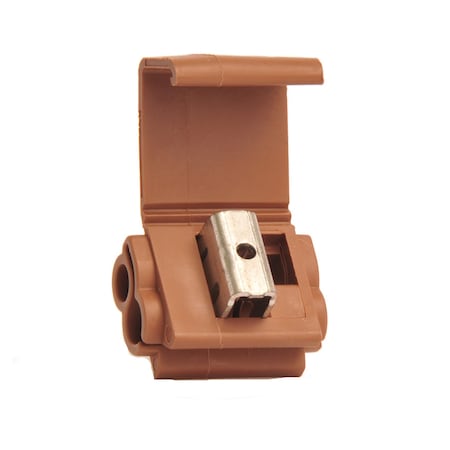 3M Wire Connector, 10 AWG Max, Brown, 100 PK 20521