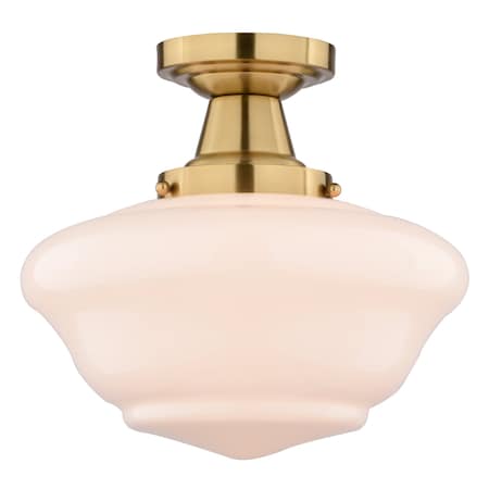 Vaxcel Eastgate 1-Light Semi-Flush Mount, Gold C0349
