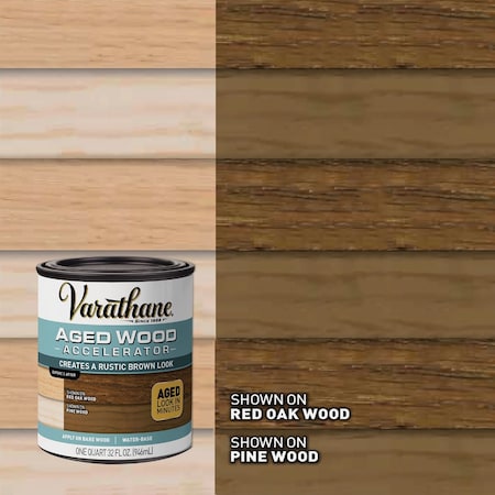 Varathane Aged Wood Accelerator Stain Brown 1 Qt. 331305