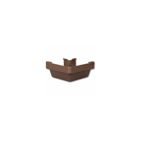 Amerimax Home Products 5 In. Traditional K-Style Brown Vinyl Gutter Outside Miter M1503