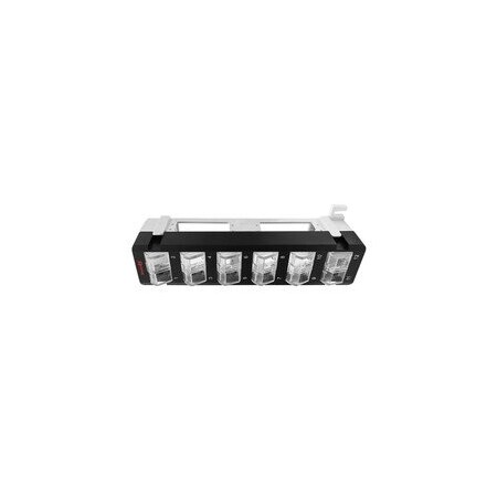 Cable Wholesale 12 Port Blank Keystone Patch Panel, with Wall Mounting Bracket, Swivel Ports S45-2012U