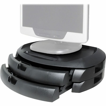 Kantek LCD STAND/ORGANIZER. SERVES AS BOTH AN LCD STAND CONVENIENT ORGANIZER. 2 DRAWERS MS200B