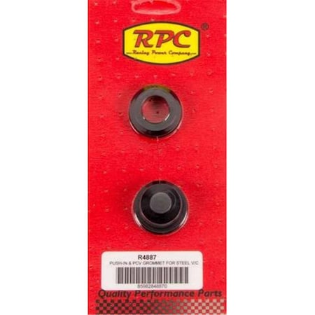 Racing Power R4887 0.75 x 1.25 in. Push-In PCV Valve Cover Grommets for B RPC-R4887
