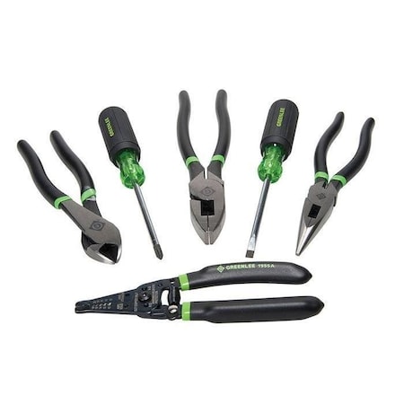 Greenlee General Hand Tool Kit, No. of Pcs. 6 0159-36