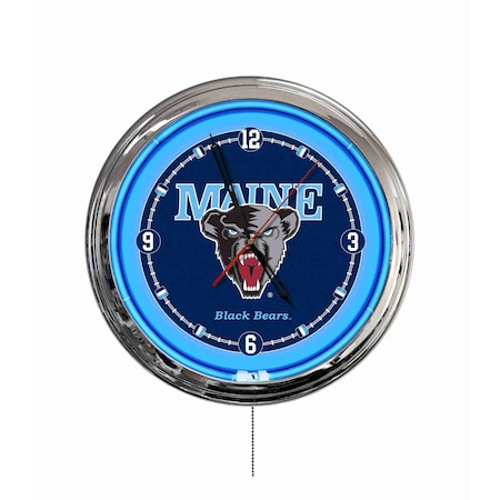 Holland Bar Stool University of Maine 16 LED Wall Clock ClkL16