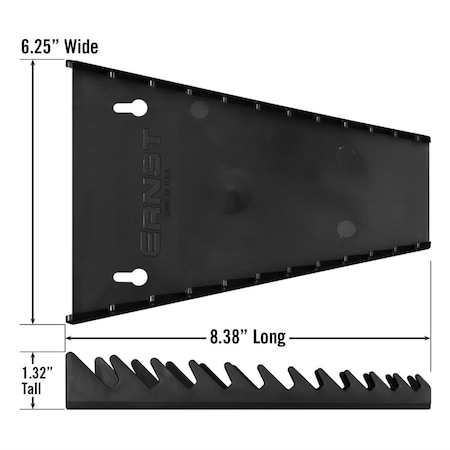 Ernst Manufacturing Standard 11 Tool Wrench Organizer Tray- Black 5036