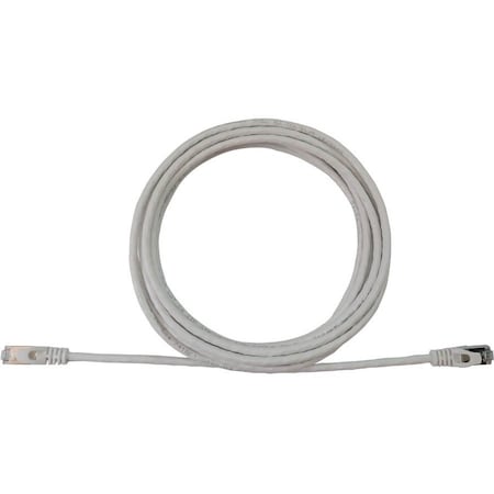 Eaton Tripp Lite Series Cat6a 10G Snagless Shielded Slim STP Ethernet Cable RJ45 M/M, PoE, White, 25 N262-S25-WH