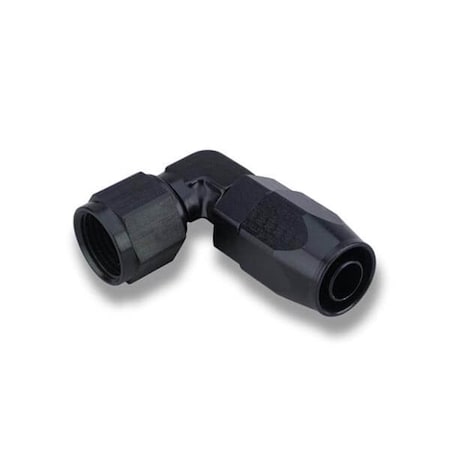 Earls AT809012 12 90 deg L-P Atuf Seal Hose End - Black E14-AT809012
