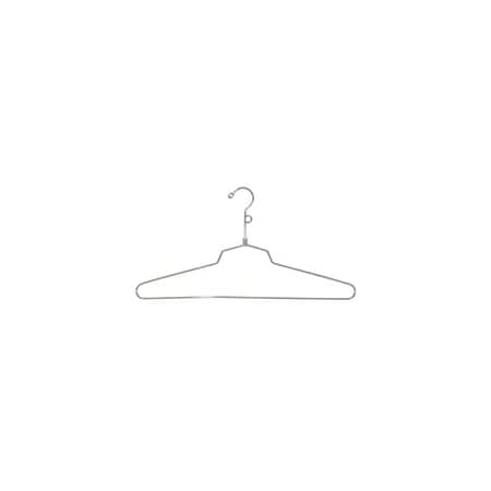 Specialty Store Services 16 Inch Salesman Metal Hanger, Swivel Neck With Loop, 100PK 8097